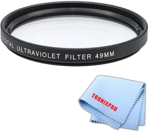 Tronixpro 62mm Pro serija Digitalni ultraljubičasti Filter za UV zaštitu visoke rezolucije + Tronixpro tkanina od mikrovlakana