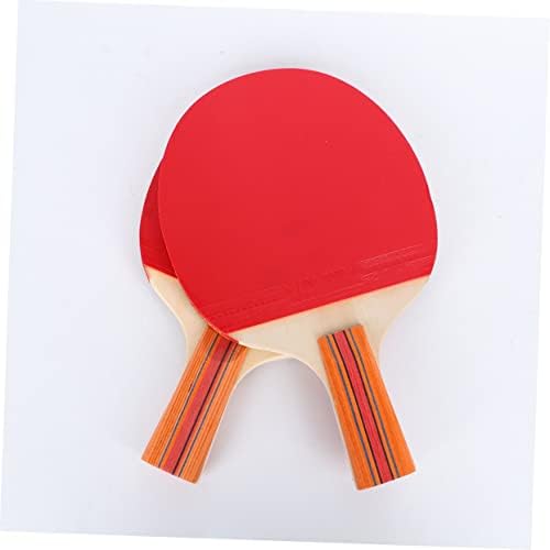 Claspeed 1 set Kineski pong padne teniski reket pingpong pong vesla drvena sportska oprema crveni klizni stolni tenisni trening bat pong reket za stolni reket za stolni reket