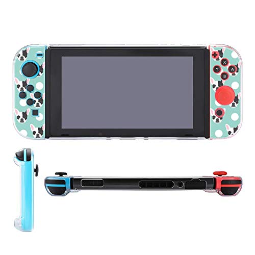 Futrola za Nintendo Switch, francuski buldog Crtić, Set od pet komada zaštitni poklopac futrola za konzole za igre za Switch