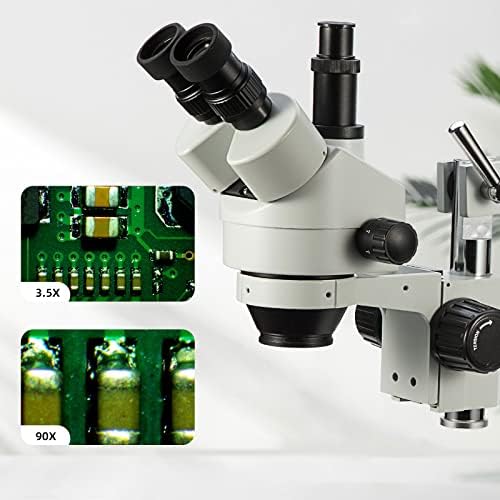 SWIFT 3.5x-90X profesionalni fokusirani tronokularni stereo mikroskop sa kamerom od 16MP mikroskopa