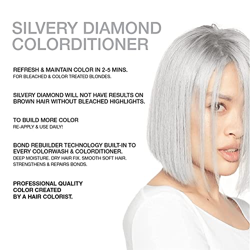 Celeb Luxury Gem Lites Colorditioner, Polutrajni Profesionalni Regenerator Za Nanošenje Boje Kose, Silvery