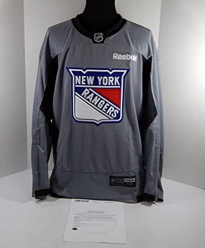 Njujork Rangers Igra Polovni dres sive prakse Reebok NHL 58 DP31294 - Igra polovna NHL dresovi
