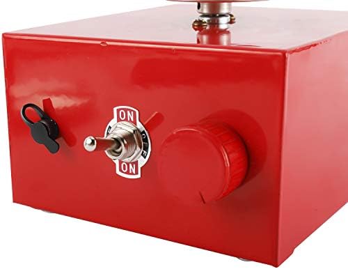 YaeTek crveni Mini keramički točak 24W električna keramička Mašina za oblikovanje radova podesiva brzina 2 gramofonske ladice prečnik 65mm i 100mm 8kom DIY alati za oblikovanje gline
