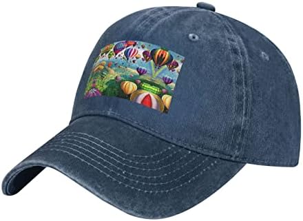 Baloni za toplu zraku Ispisuju bejzbol kapa, kaubojski šešir za odrasle prilagodljiv, dostupan tokom cijele godine