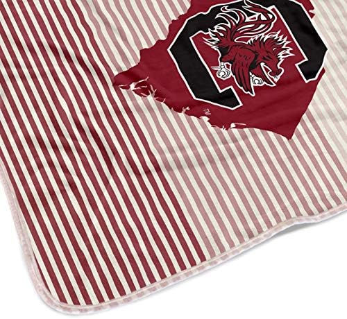 Pegasus Sports zvanično licencirani NCAA State Stripe Blanket, 60 & 34; x 70& 34;