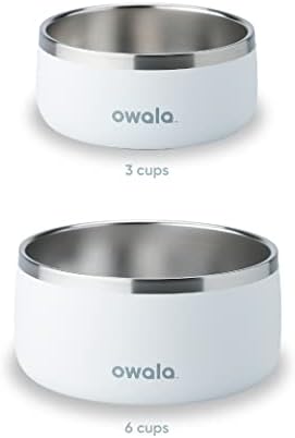 Owala posuda za kućne ljubimce-izdržljiva posuda od nerđajućeg čelika, posuda za hranu i vodu