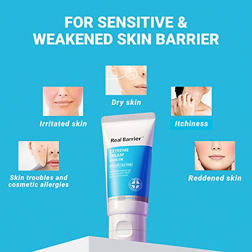 Real Barrier Extreme Cream komplet cijevi 115ml 3.88 Fl oz, skin Barrier Repair & amp; jačanje kreme za lice sa hijaluronskom kiselinom| Korean Skincare | K-Beauty hidratantna krema za suhu osjetljivu kožu