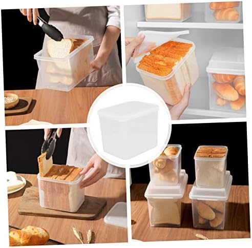 BESTonZON 2kom kutije kutija za odlaganje hleba kontejneri za odlaganje voća sa poklopcima kontejneri za deserte sa poklopcima kutija za odlaganje pirinča kutija za odlaganje kolača piknik držač hleba Pp