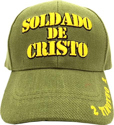 Soldado De Cristo Timoteo 2 Army of Christ Christian 3d vezeni šešir za bejzbol kapu