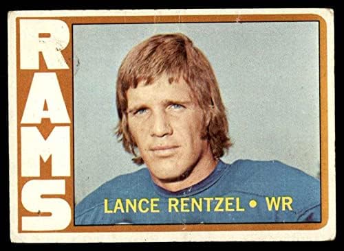 1972 TOPPS 81 Lance Rentzel Los Angeles Rams Good Rams Oklahoma