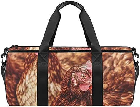 Mamacool Animal Hen torba za nošenje preko ramena platnena putna torba za teretanu Sport Dance Travel Weekender