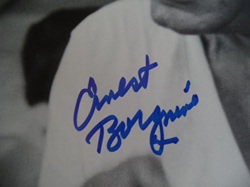 Ernest Borgnine Poznati glumac sa Muhammadom Ali potpisan 11x14 photo PSA P77711