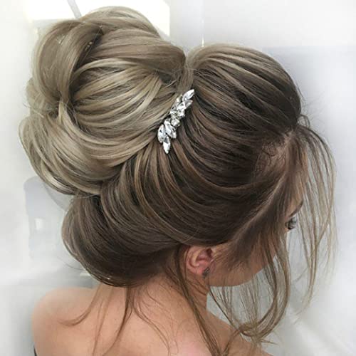 Jeairts Rhinestone češalj za kosu Bridal Hair Pieces Crystal Brides Headpiece Hair Jewelry Glitter Wedding Hair Accessories for Women and Girls