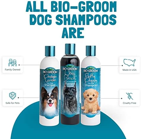 Bio-Groom Ultra Black Color Enhancer Šampon Za Kućne Ljubimce, 12 Unci