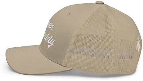 RIVEMUG Tata novac ali ja sam tata vezeni Premium kamiondžija šešir Mid Crown zakrivljeni Bill Snapback bejzbol kapu