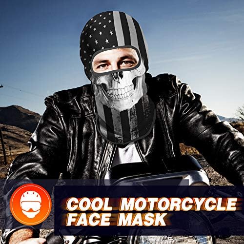 Venswell 3d Balaclava skijaška maska Cool Lobanja životinjska maska za cijelo lice biciklizam