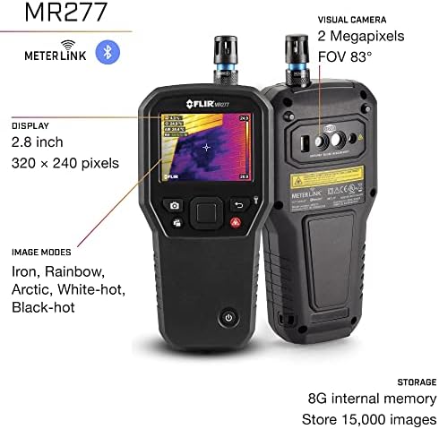 FLIR MR277 mjerač vlage, MSX IR kamera & higrometar za inspekciju zgrade