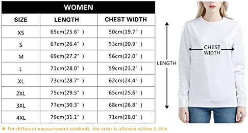 XPYIQUN prevelizirani pogranični košulji za žene aktivne majice za žene