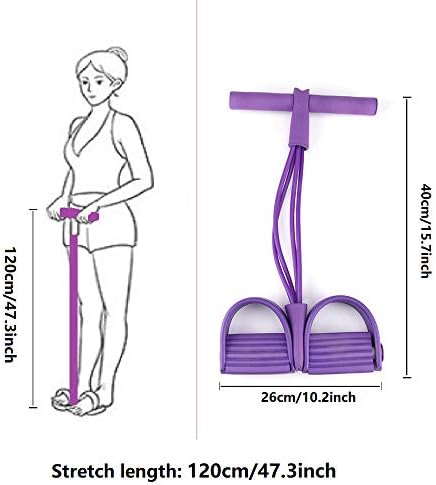 chislim Elastic Pull Rope, trake otpora, trening mršavljenja za stomak/struk/ruku/noge, trening pokretljivosti.