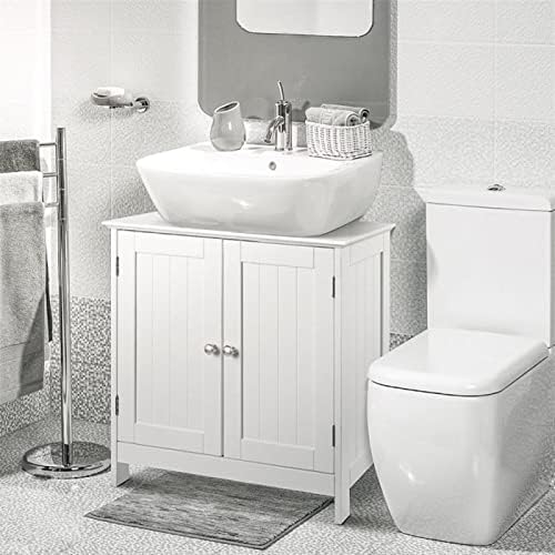 CZDYUF toaletni ormarić za kupatilo sa dva vrata ormarić za umivaonik multifunkcionalna polica za odlaganje korpa kuhinjski pribor za kupatilo