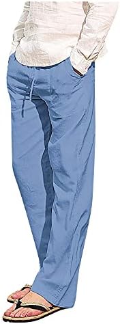 Ski pantalone Men Boys Atletska hlače Niske ustanove Muške modne pamučne posteljine plus veličine
