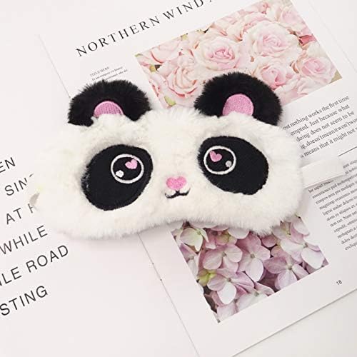 Honbay slatka Panda maska za spavanje za oči crtana životinjska maska za oči za djevojčice ili