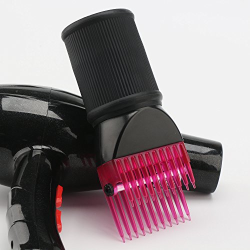Segbeauty sušilo za kosu, ružičasta zatajmna puhalica za sušenje četkica za mlaznica 1,57-1,97 Sušilo za kosu, frizerski salon alat za izravnavanje zaglađivanje valovite prirodne kovrčave kose