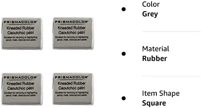 Prismacolor Premier gnječena gumena gumica, Velika, 4 pakovanja