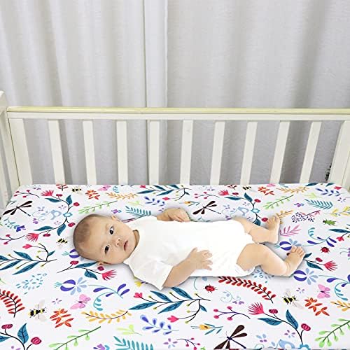 GFU plahta za bebe za djevojčice, Super meka posteljina za standardne dušeke za krevetić i malu djecu,