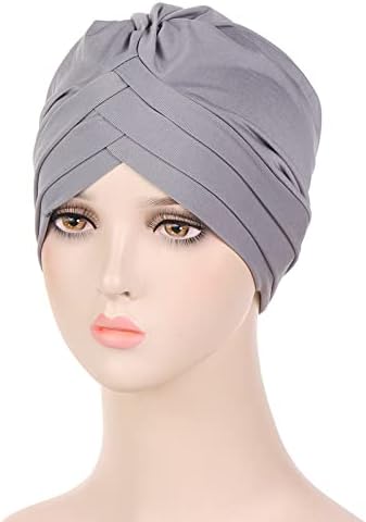 Ženski sportovi Fan Beanies casual glava kapa za šešir za šešir muslimanski turban kapu za glavu Turban