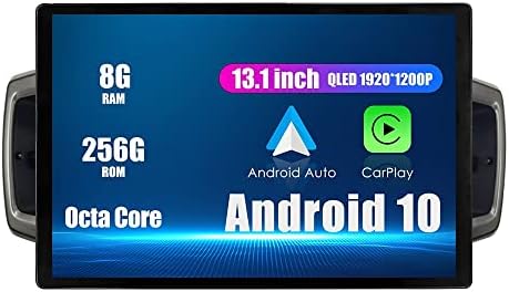 WoStoke 13.1 Android radio Carplay i Android Auto Autoradio navigacijski navigacijski stereo multimedijski igrač GPS dodirnog ekrana RDS DSP BT WiFi Glava za zamjenu za Toyota Daihatsu Mira, ako je primjenjivo