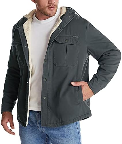 Muška jakna zima, zimski trendy dugih rukava Aktivni kaputi Muškarci Plus Veličina Turtleneck Fit Wildweed Jacket9