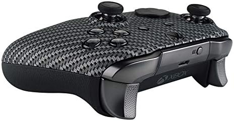 Extreerna crna srebrna karbonska prekrivača, mekani komplet za prednju kućicu za kućište za Xbox One