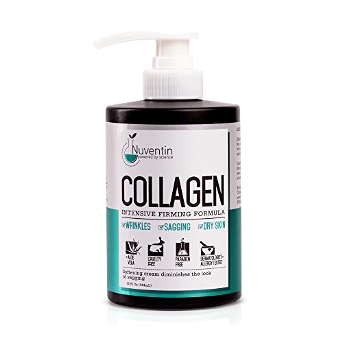 Nuventin Collagen Učvršćujuća krema za suhu kožu Rescue losion za hidratantnu kremu W / Aloe Vera & amp;