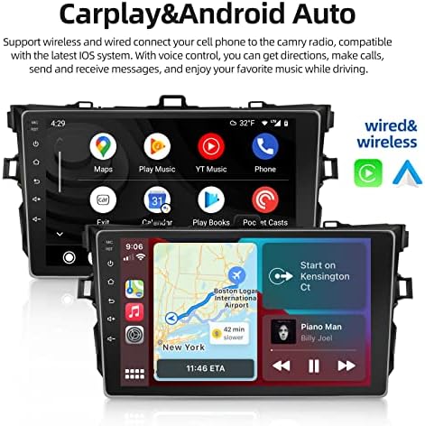 Android Car Stereo za Toyota Corolla 2007 2007 2008 2009 2010 2011 2012, 9 inča zaslon osjetljiv