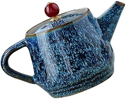 Dvorište kafe vintage keramički čajnik čajnik Kineski keramički čajnik porculana labav list kineski čajnik cvijet čajnik kava lonac za vodu za kućne kuhinjske poklone plavi kineski dekor