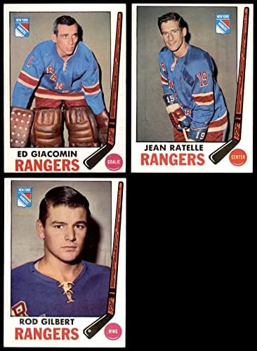 1969-70 TOPPS New York Rangers Team Set New York Rangers - Hokej Ex + Rangers - Hokej