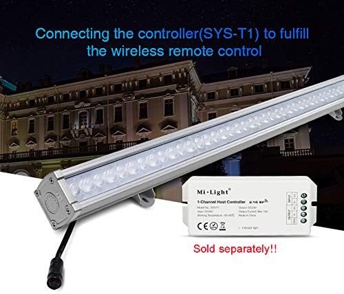 Lgidtech Sys-RL1 MILLIGHT 24W RGB + CCT LED zidna prala DC 24V IP66 Vodootporna vanjska rasvjeta RGB promjena