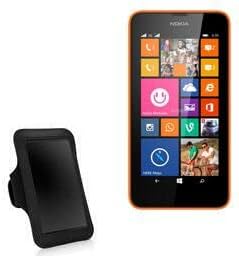 Boxwave Case kompatibilan sa Nokia Lumia 635 - Sportska ručica, podesiva traka za vježbanje i kandidat za Nokia Lumia 635 - Jet Black