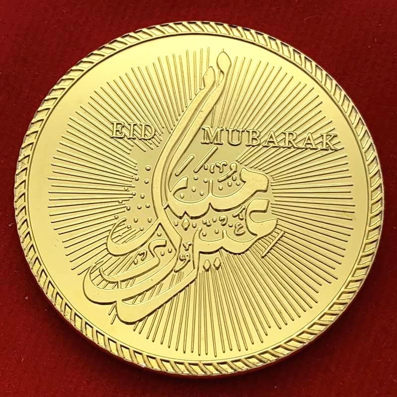 Islam muslimanski eid al-fir kovanice zlatni novčići arapski kovanice blagoslivljaju vjerske kovanice medalje