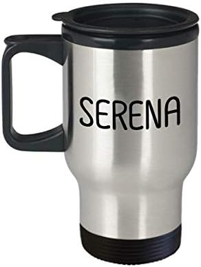 Jedinstveni poklon za Serena 14oz izolirana putnička krigla inspirativni sarkazam - ime osobe