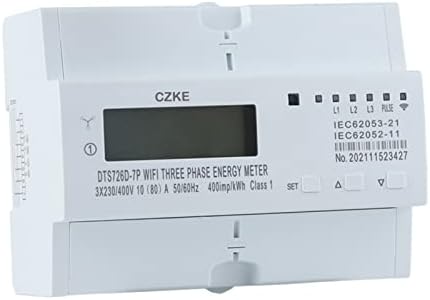 Ezzon jednofazna 220V 50 / 60Hz 65a din WiFi WiFi Smart Energy mjerač tajmer monitor kWh metar Wattmeter