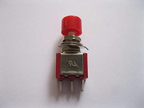 100kom crvena kapa trenutni NO/NC 3-pinski Prekidač za montiranje na Panel AC 250V 2A 120V 5A