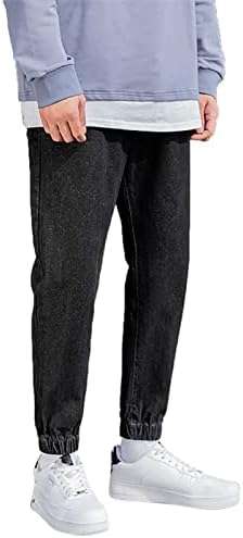 MIASHUI Star Boy Muška vezica elastični struk olovka pantalone Streetwear manžetne pantalone Casual farmerke toplo udobno