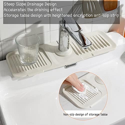 HIDDIT silikonska slavina Mat Splash Guard kuhinjski sudoper, slavina odvodna prostirka, umivaonik odvodna