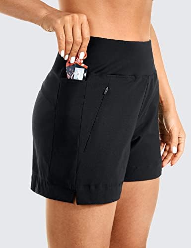 CRZ joga ženske lagane kratke hlače za planinarenje u srednjem disku 4 '' - Stretch Athletic Ljeto putovanje