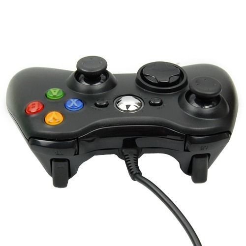 Kindvee ® Novi ožičeni USB Gamepad kontroler senzora za Xbox 360 & PC Microsoft Windows Color Black