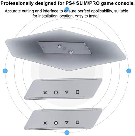 2-in-1 vertikalni postolje za PS4 Slim / PS4 PRO / Regularna PlayStation 4, izdržljiva profesionalna igra konzola vertikalnog držača s dobrim performansama. Jednostavan za instalaciju