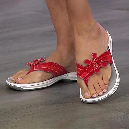 Summer Beach papuče za žene stanovi Flip papuče na kliznim floptima na prstima okrugle modne ženske cipele