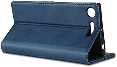 Mobitel Flip Case kožna torbica novčanik za Sony Xperia XZ1 kompaktan, Premium Vegan kožna torbica [Shockproof TPU Inner Shell] tanka Shockproof zaštitni telefon slučaj Kompatibilan sa Sony Xperia XZ1 Compa